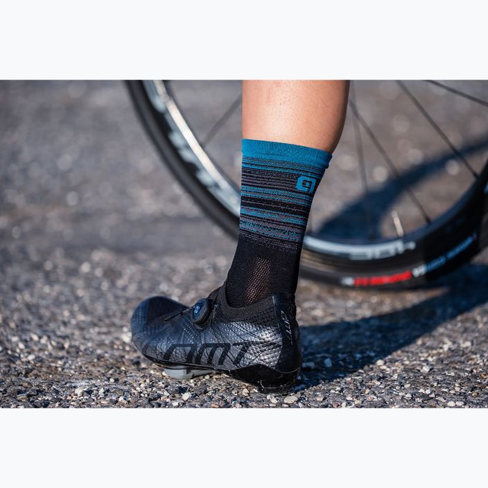Cyklistické ponožky Alé Scanner black/blue L21181402 5