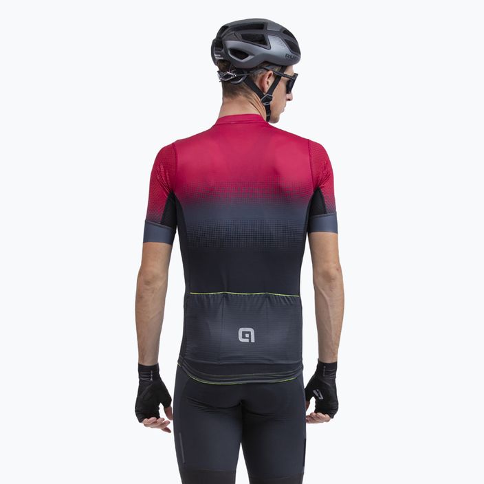 Pánsky cyklistický dres Alé Gradient black/red L22144426 3