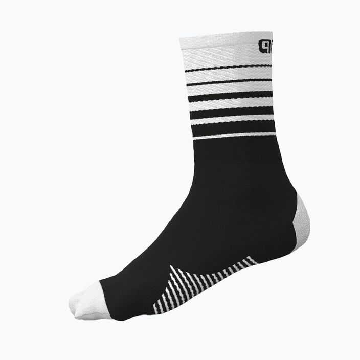 Cyklistické ponožky Alé One čierno-biele L22217400 4