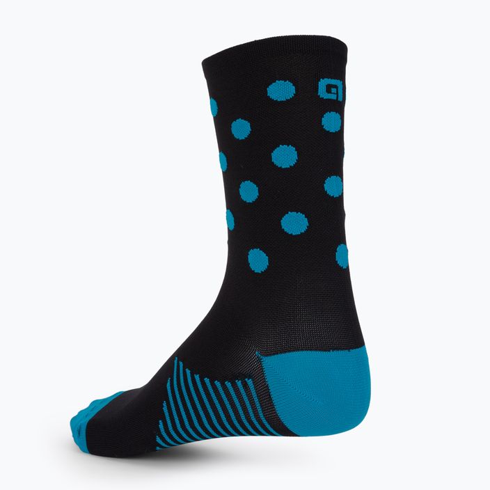 Alé Bubble čierno-modré cyklistické ponožky L22229461 2