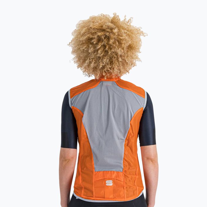 Dámska cyklistická vesta Sportful Hot Pack Easylight orange 1102029.850 2