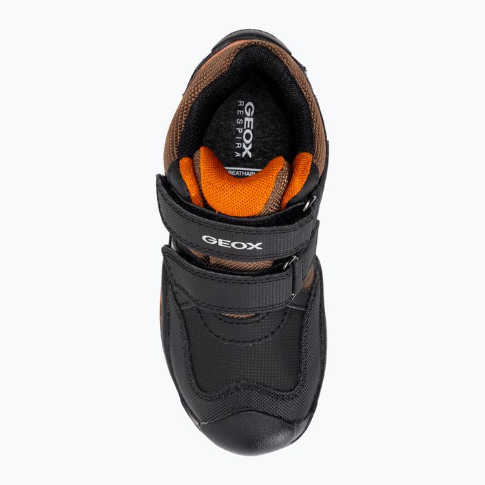 Juniorská obuv Geox New Savage Abx black/dark orange 6