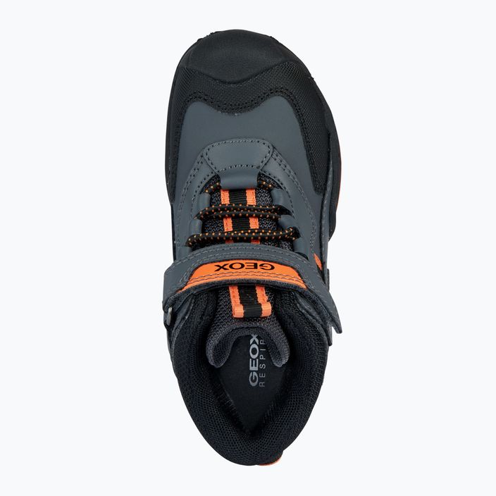 Juniorská obuv Geox New Savage Abx dark grey/orange 11