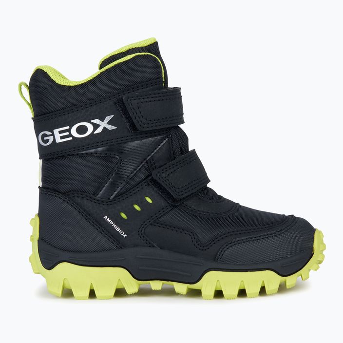 Juniorská obuv Geox Himalaya Abx black/light green 8