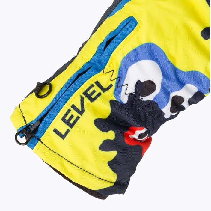 Detské lyžiarske rukavice Level Lucky ninja navy 4