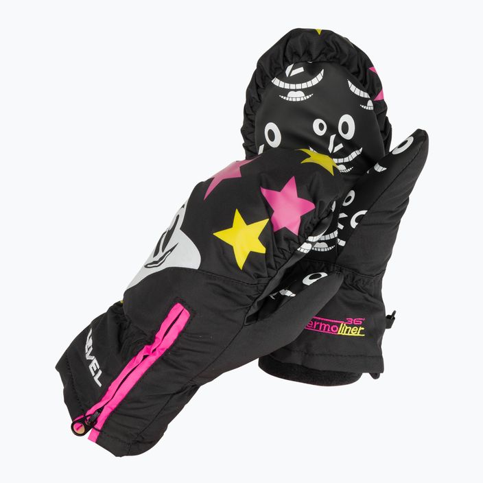 Detské lyžiarske rukavice Level Lucky Mitt ninja pink