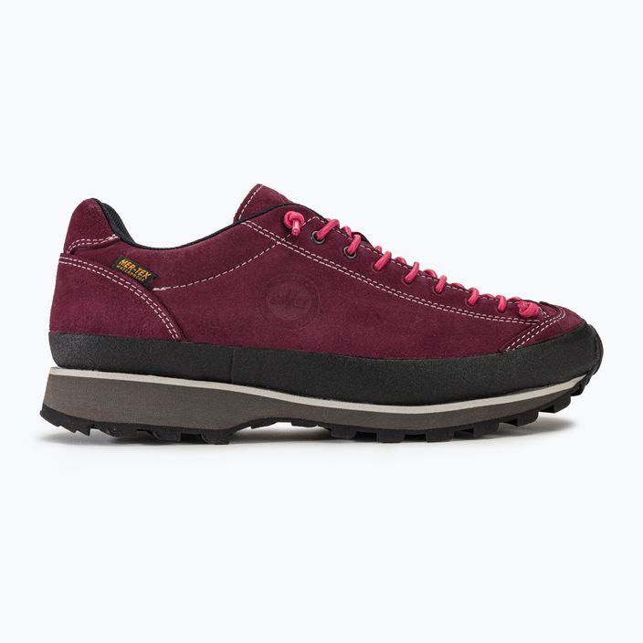 Dámske turistické topánky Lomer Bio Naturale Low Mtx cardinal/pink 2