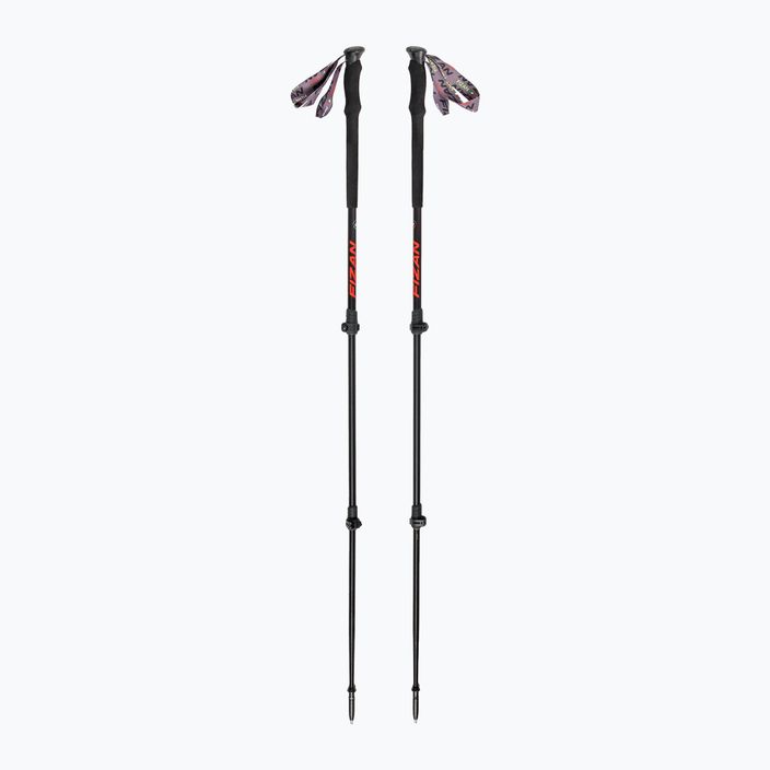 Trekingové palice Fizan Elbrus čierno-červené S20 7507