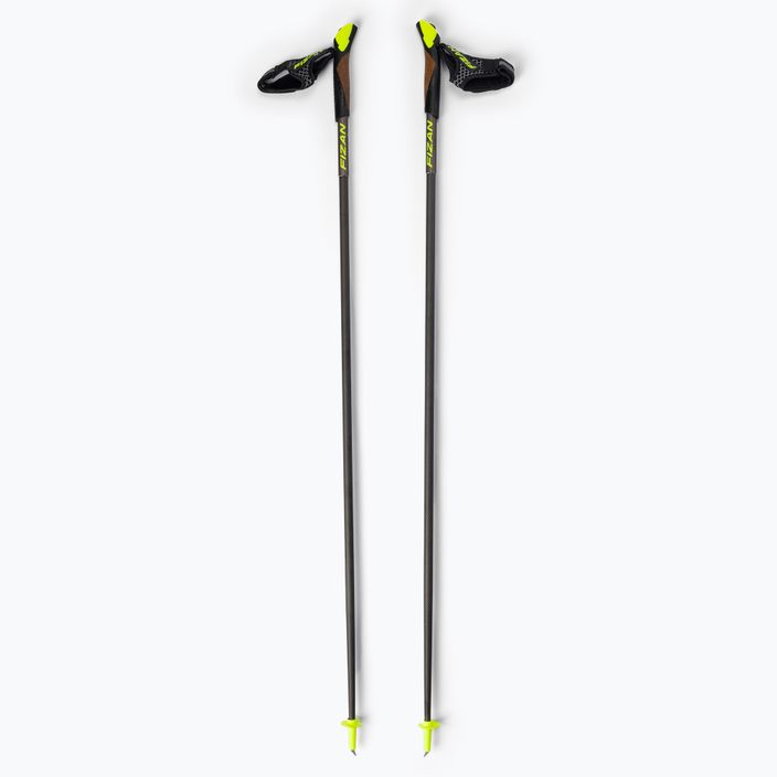 FIZAN Carbon 3K nordic walking palice sivé S21 CA08