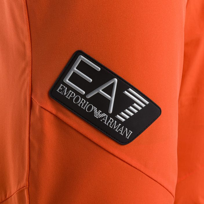 EA7 Emporio Armani pánske lyžiarske nohavice Pantaloni 6RPP27 fluo orange 4
