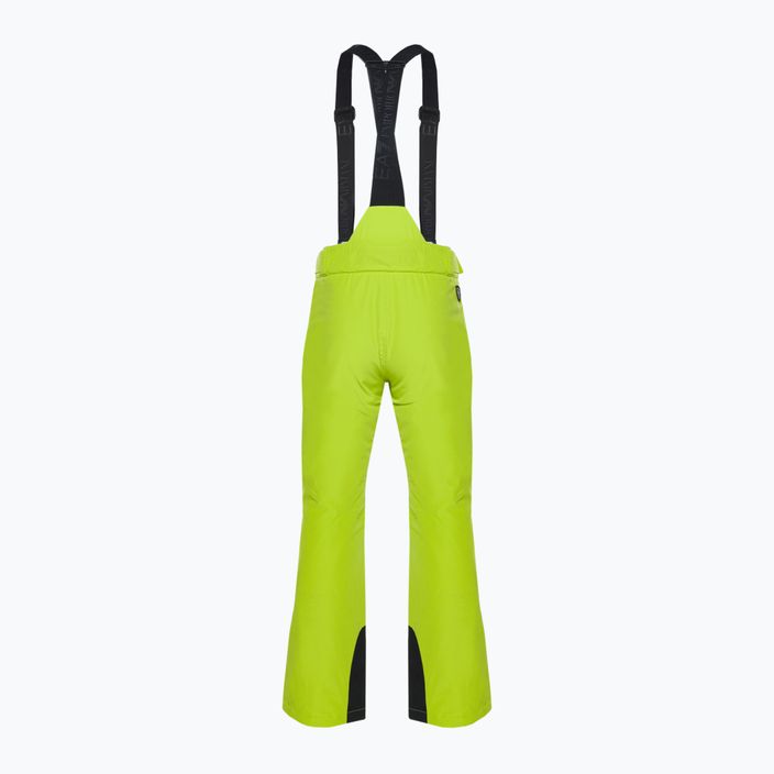 EA7 Emporio Armani pánske lyžiarske nohavice Pantaloni 6RPP27 limetkovo zelená 2