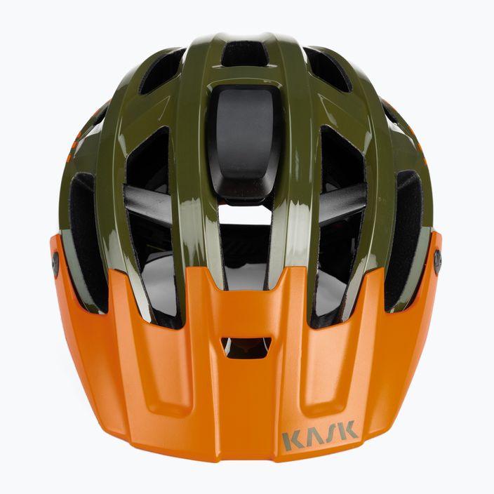 Cyklistická prilba KASK Rex zeleno-oranžová CHE00038.266 2