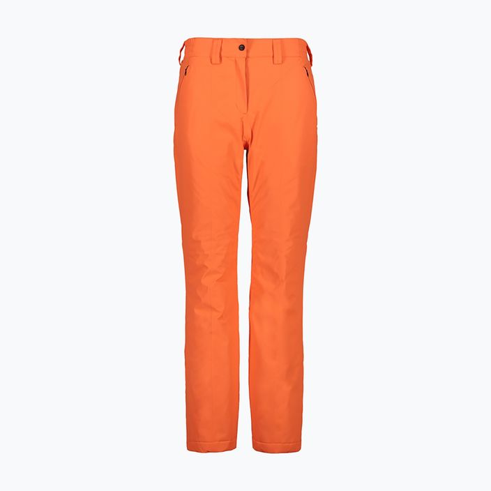 Dámske lyžiarske nohavice CMP oranžové 3W20636/C596 8
