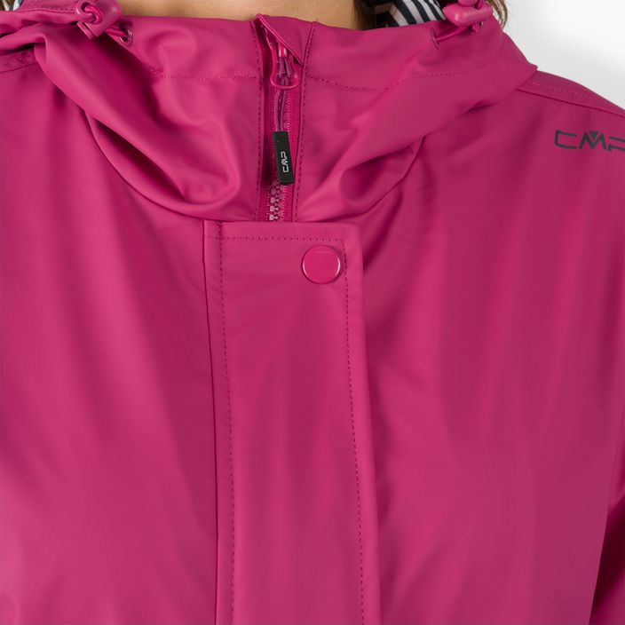 Dámska bunda do dažďa CMP ružová 30X9736/H820 6