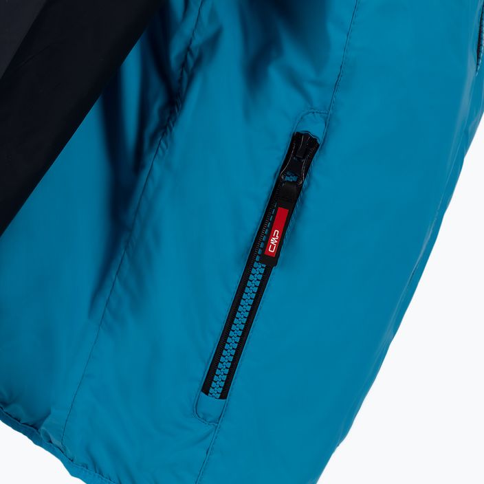CMP Rain Fix detská bunda do dažďa modrá/sivá 32X5804/L854 5