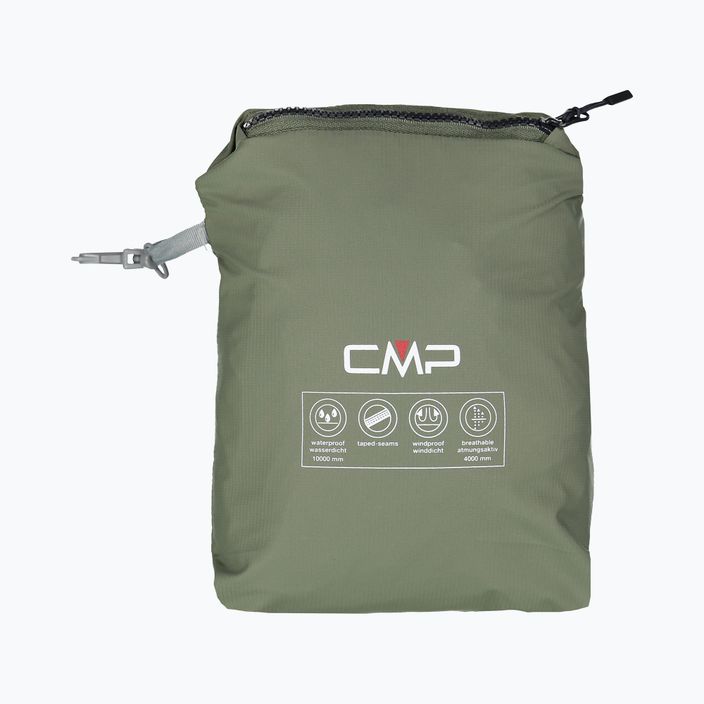 Pánska bunda do dažďa CMP Snaps green 39X7367/F832 4