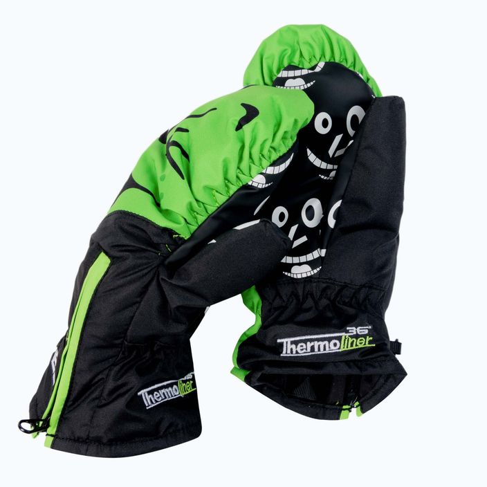 Detské rukavice na snowboard Level Lucky Mitt zelené 4146