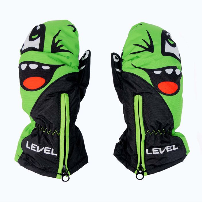 Detské rukavice na snowboard Level Lucky Mitt zelené 4146 2