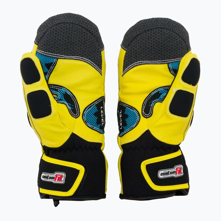 Detské lyžiarske rukavice Level Worldcup CF Mitt žlté 4117JM.66 2