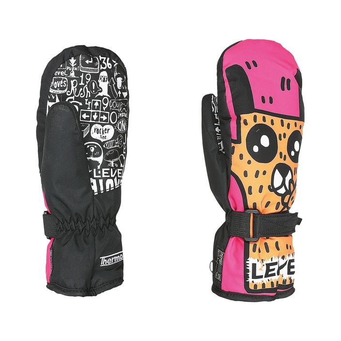 Detské lyžiarske rukavice Level Junior Mitt pink 4152JM 8