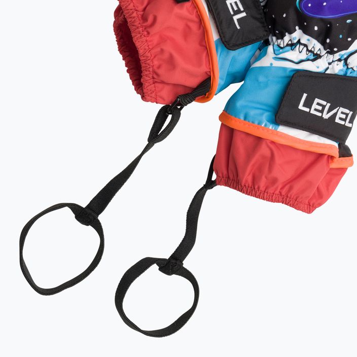 Level Animal detské lyžiarske rukavice pk black 4