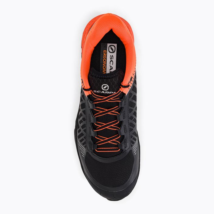 Pánska bežecká obuv SCARPA Spin Ultra black/orange GTX 33072-200/1 6
