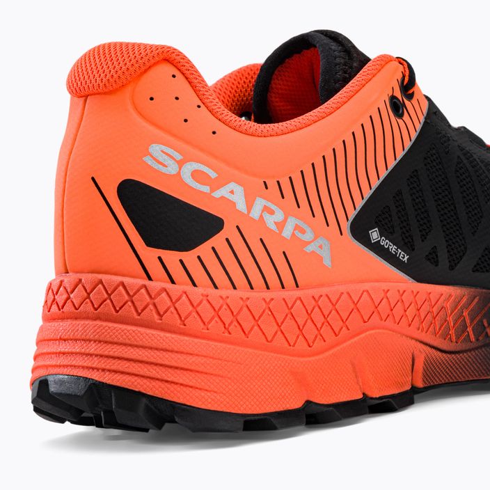 Pánska bežecká obuv SCARPA Spin Ultra black/orange GTX 33072-200/1 8