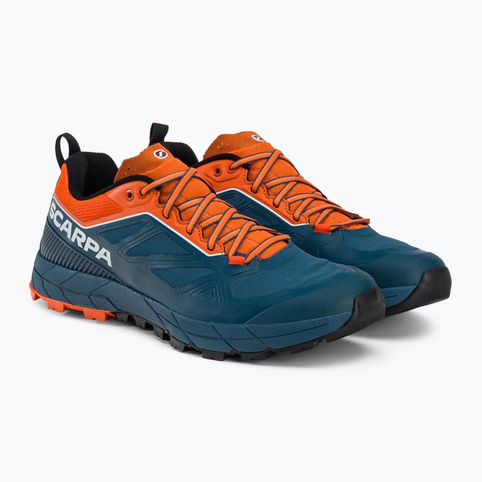 Pánske trekové topánky SCARPA Rapid GTX navy blue-orange 72701 4