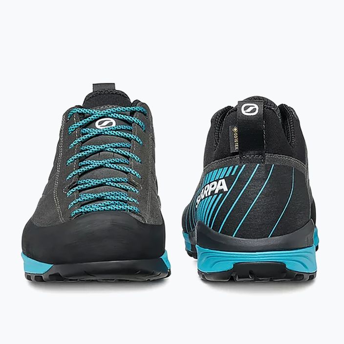 Pánske trekové topánky SCARPA Mescalito GTX black-blue 72103-200/1 14