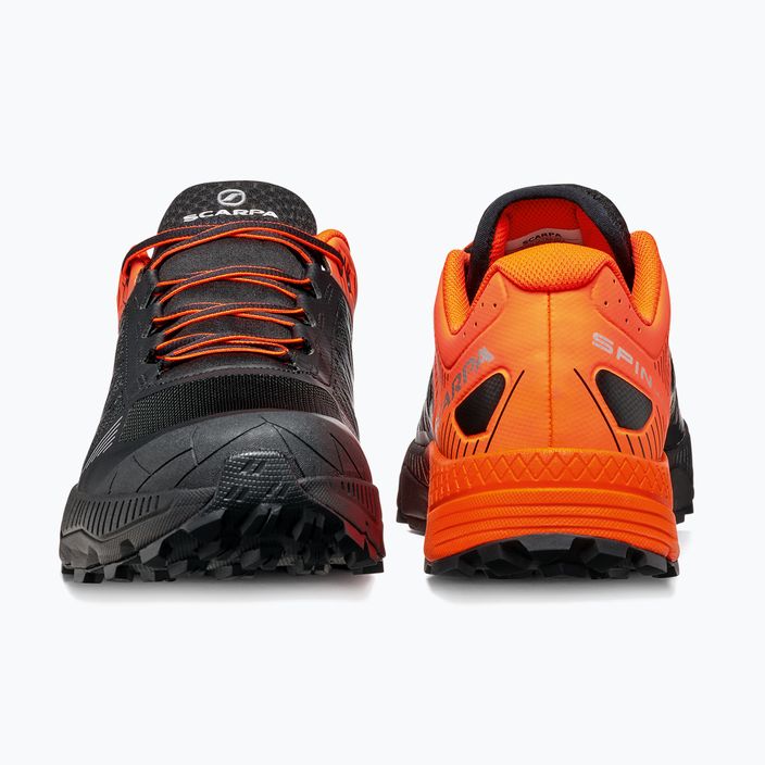 Pánska bežecká obuv SCARPA Spin Ultra GTX orange fluo/black 11