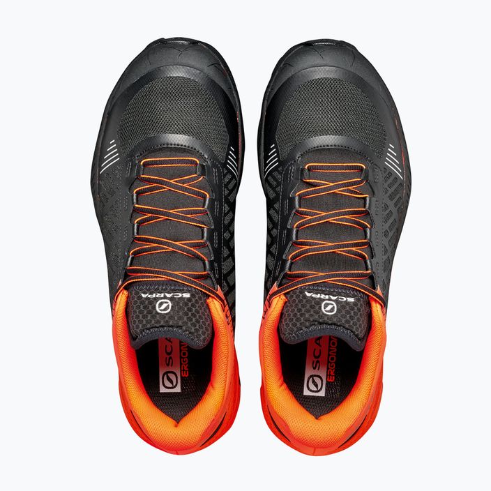 Pánska bežecká obuv SCARPA Spin Ultra GTX orange fluo/black 12