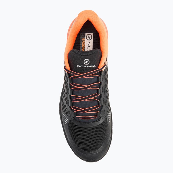 Pánska bežecká obuv SCARPA Spin Ultra GTX orange fluo/black 5