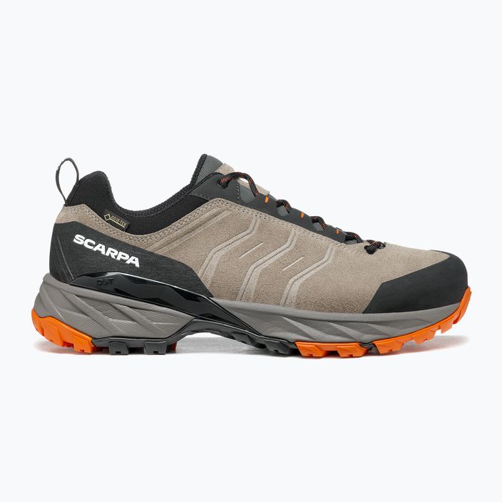 Pánske trekové topánky SCARPA Rush Trail GTX taupe/mango 11