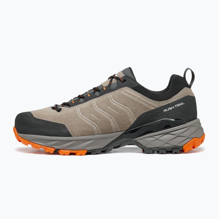Pánske trekové topánky SCARPA Rush Trail GTX taupe/mango 12