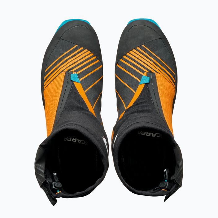 Scarpa Phantom Tech HD black/bright orange pánske vysokohorské topánky 13