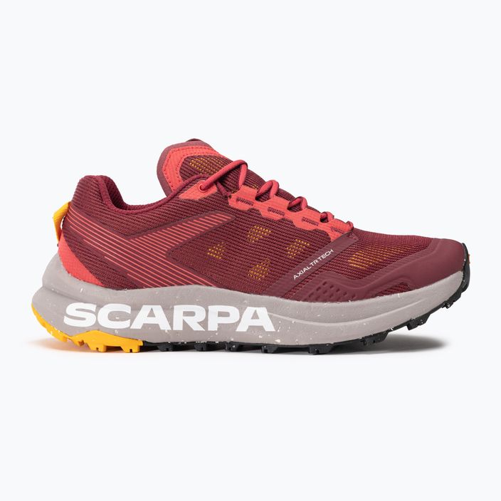 Dámska bežecká obuv SCARPA Spin Planet deep red/saffron 2