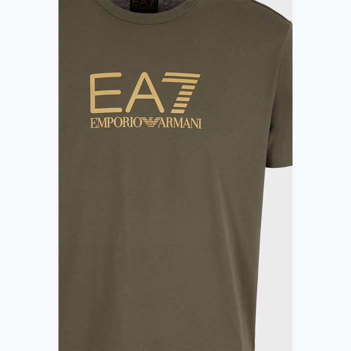Pánske tričko EA7 Emporio Armani Train Gold Label Tee Pima Big Logo beetle 3