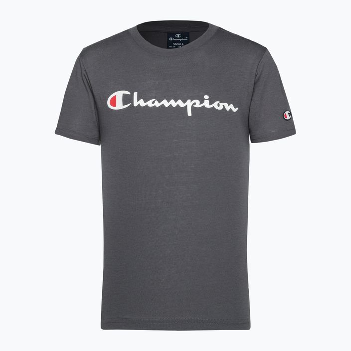 Detské tričko Champion Legacy tmavé/sivé