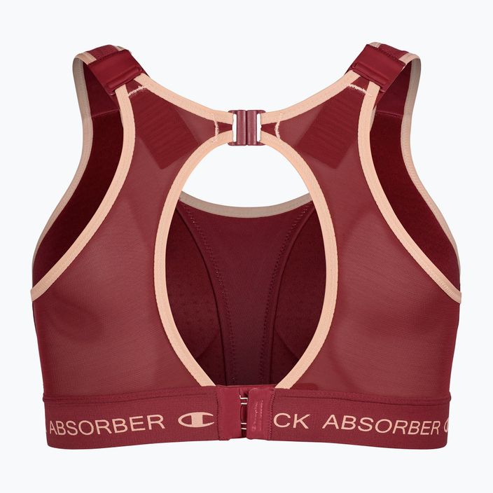 Tréningová podprsenka Shock Absorber Ultimate Run Bra Padded tibetán red 7