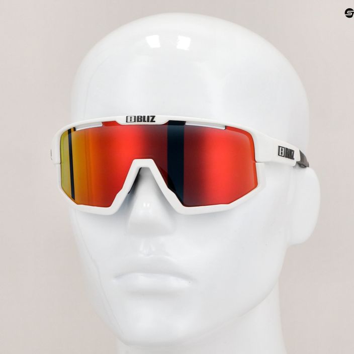 Cyklistické okuliare Bliz Fusion S3 matná biela / dymovo červená multi 52105-00 8