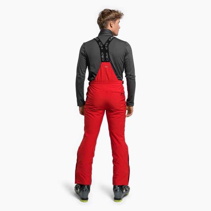 CMP pánske lyžiarske nohavice červené 3W17397N/C580 4