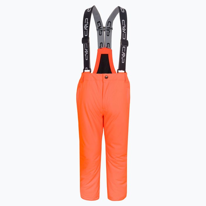 Detské lyžiarske nohavice CMP oranžové 3W15994/C645