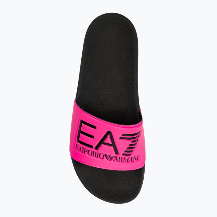 Šľapky EA7 Emporio Armani Water Sports Visibility pink fluo/black 5