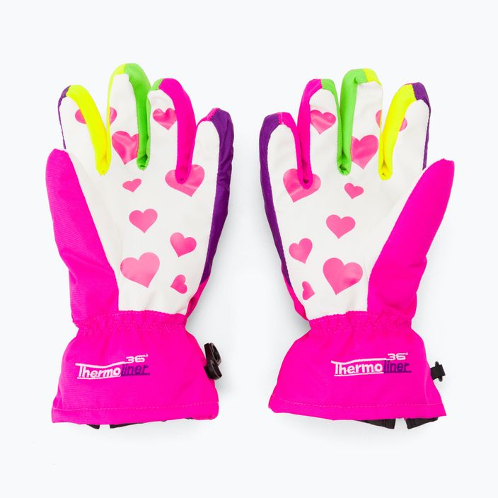 Level Lucky detské rukavice na snowboarding ružové 4146 2
