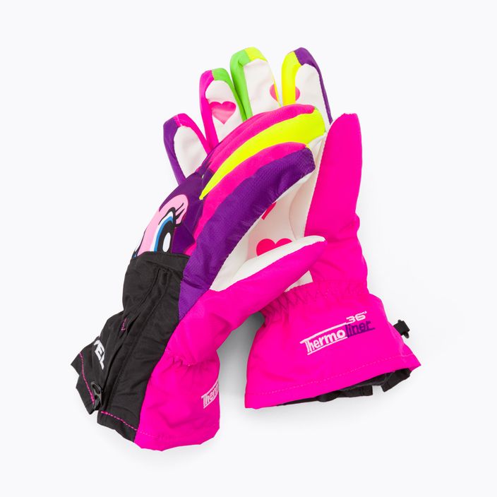 Level Lucky detské rukavice na snowboarding ružové 4146 3