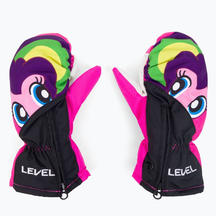 Level Lucky Mitt detské rukavice na snowboarding ružové 4146 3