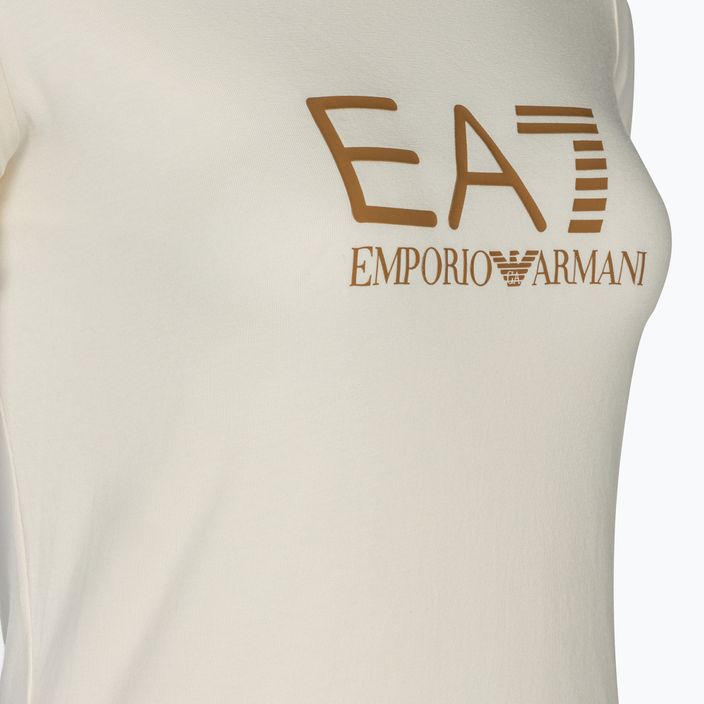 Dámske tričko EA7 Emporio Armani Train Shiny pristine/logo brown 3