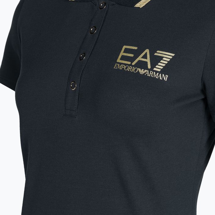 Dámske polo tričko EA7 Emporio Armani Train Core navy blue 3