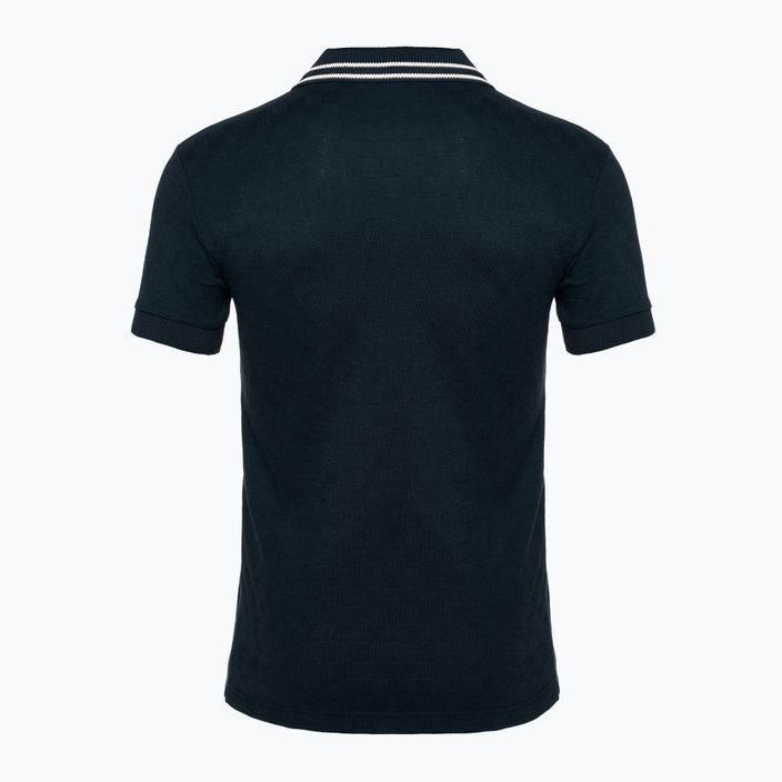 Pánske tričko EA7 Emporio Armani Golf Pro Polo Check armani blue 2