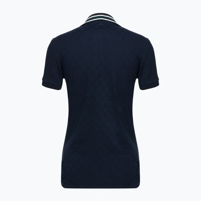 Dámske tričko EA7 Emporio Armani Golf Pro Polo Damier armani blue 2